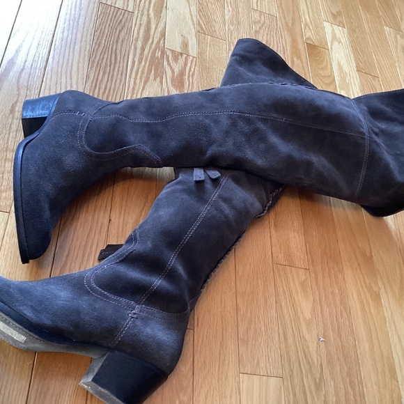 Dolce Vita Grey Suede Over the Knee Boots Size 6.5 EUC - Picture 3 of 13